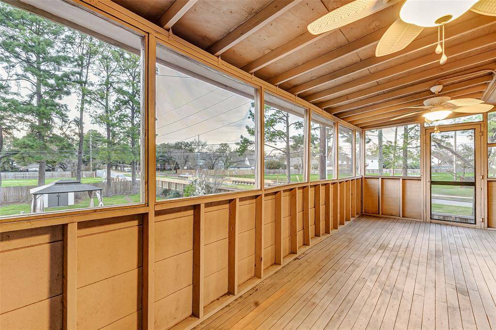 patio off of the primary bedroom