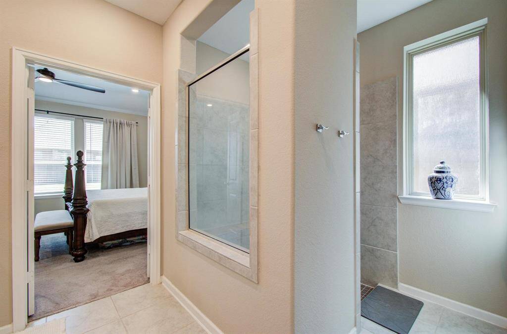 Double doors into the primary master suite