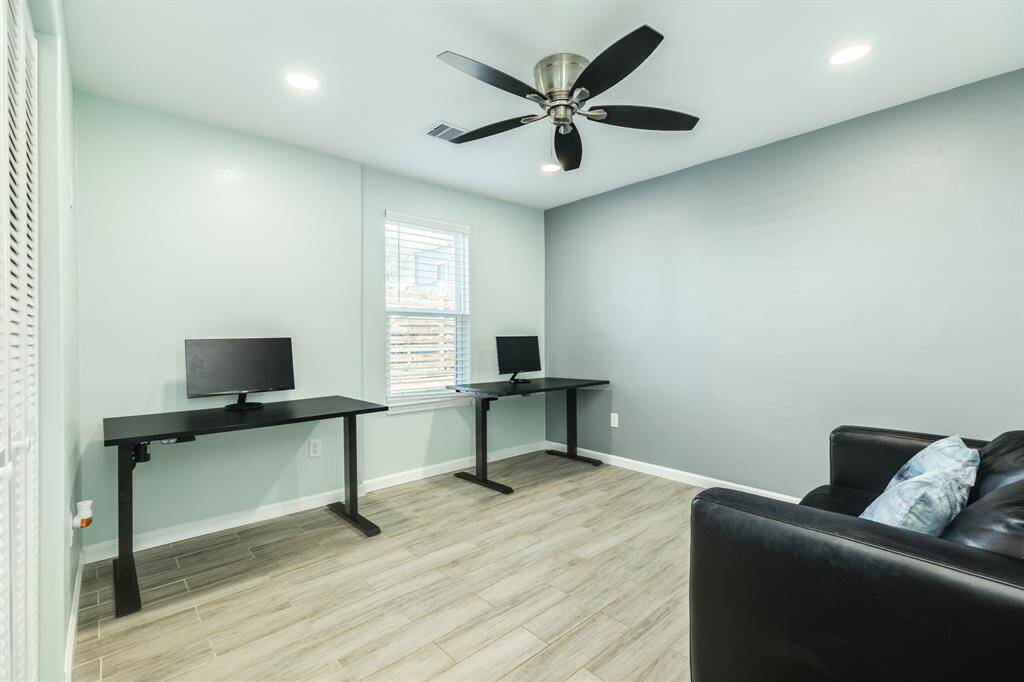 Fourth bedroom was previously used as an office, however it is a nice fourth bedroom for family or roommates to enjoy.