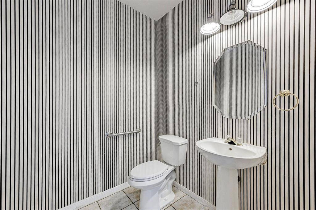 downstairs powder room