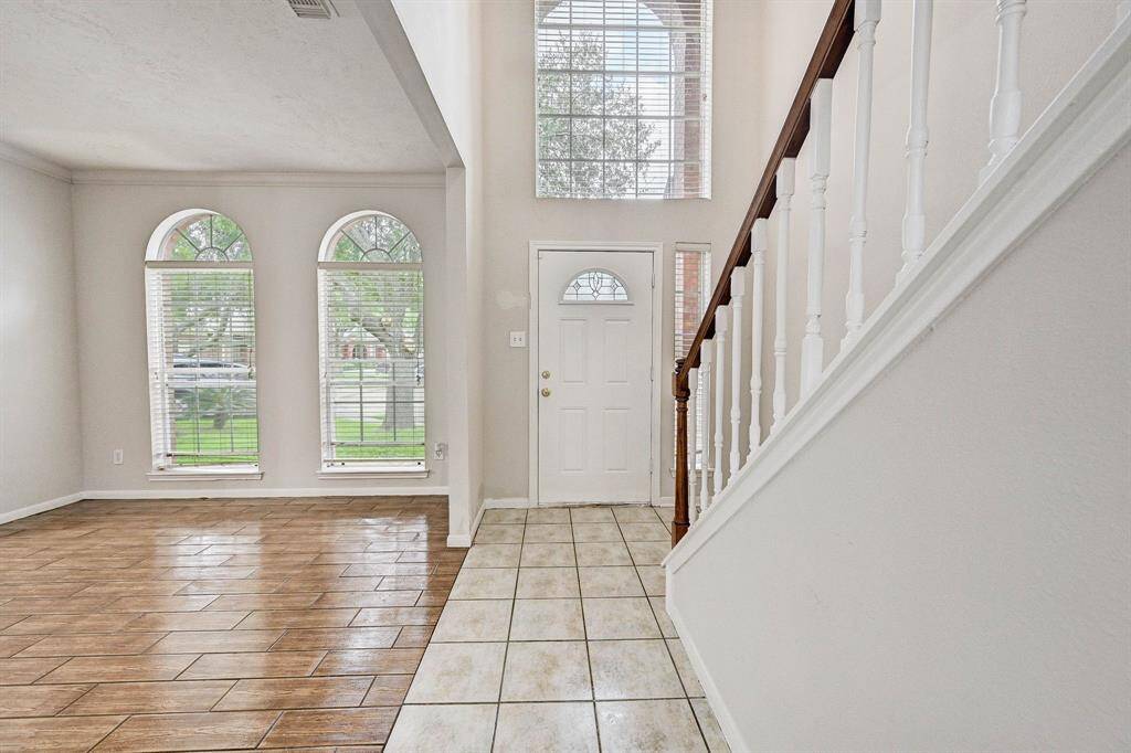 Loads of natural light welcome you as you enter the home.