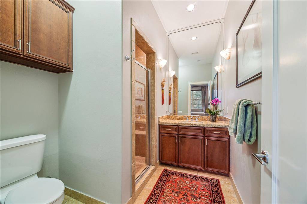 En Suite bathroom downstairs bedroom with walk-in shower