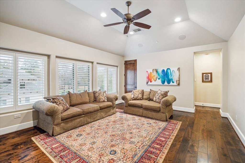 Gameroom has a closet and hall half bath.