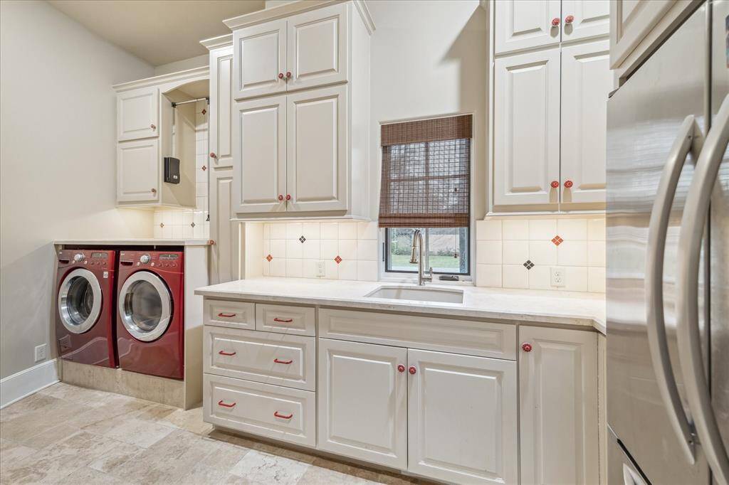 Utility room can also be used by caterers.