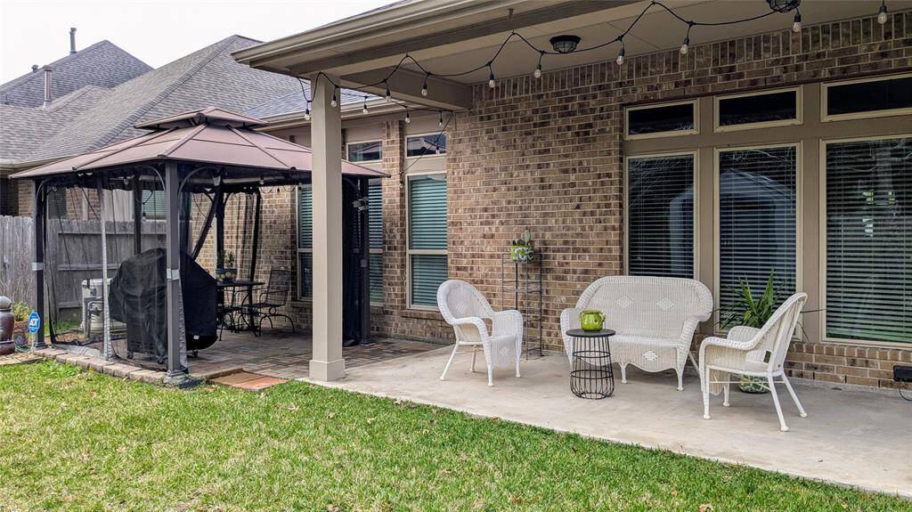 Additional 13x10 brick patio with gazebo