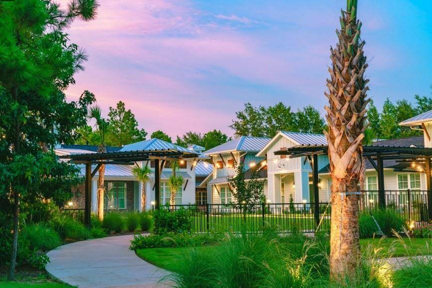 The Palm pictured above hosts many community events.