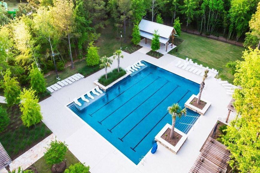 Take water aerobics or just swim laps at the Forest Island pool