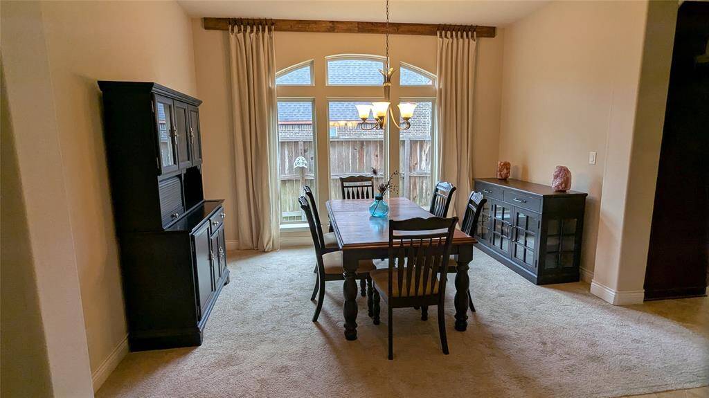 Formal dining room directly off the kitchen for easy entertaining