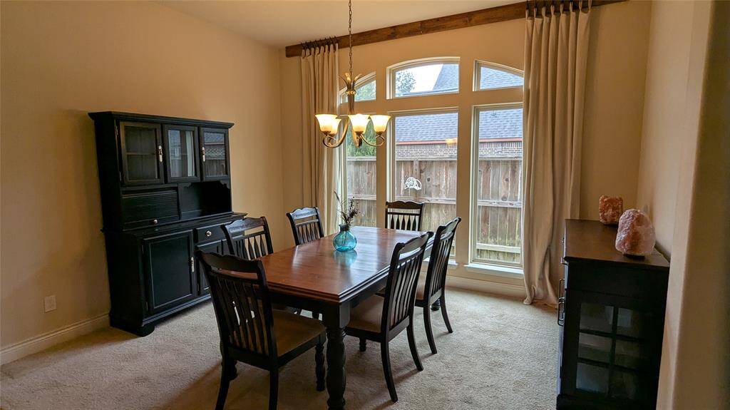 Dining room furniture is also for sale