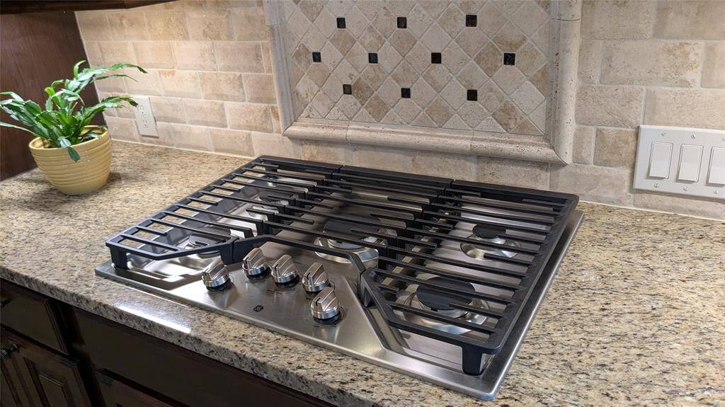 GE gas stove top added in 2024
