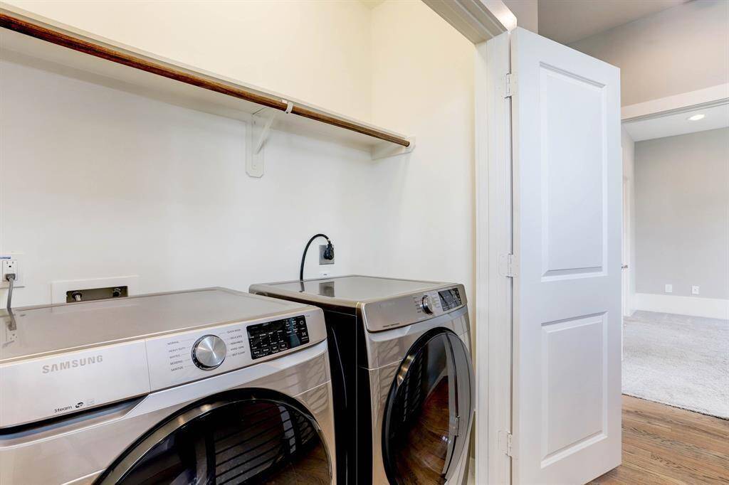 Washer & dryer included (located on the 3rd Floor) for convenience!