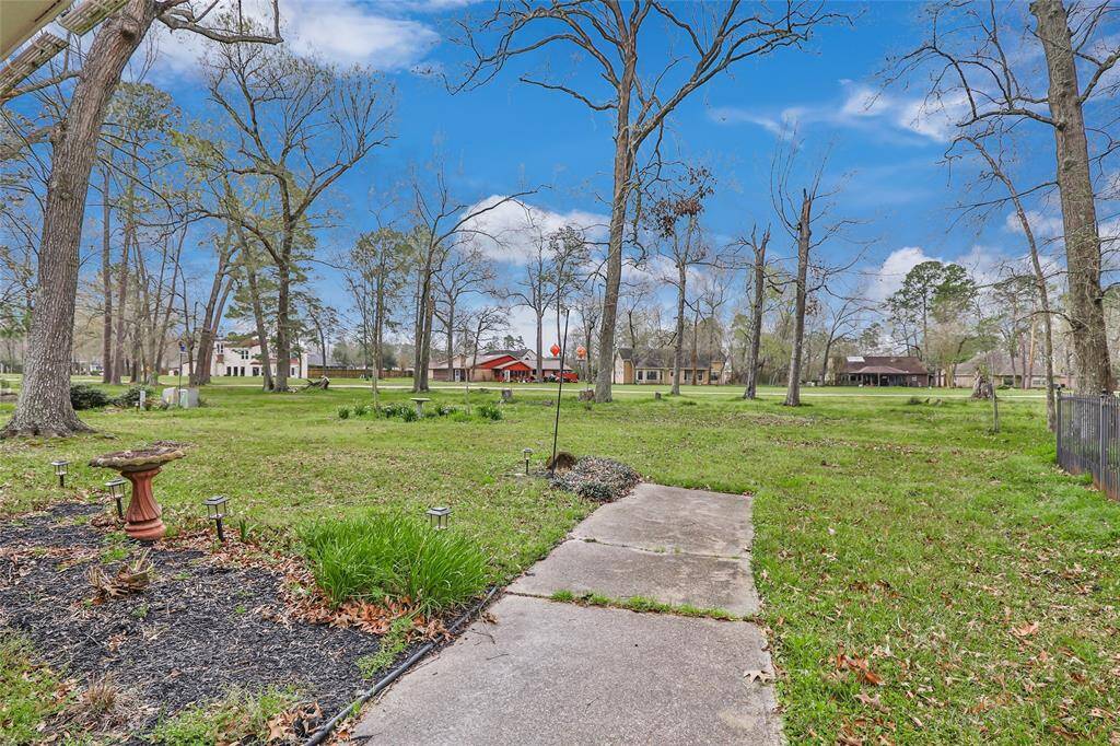 Back yard with view of golf course
