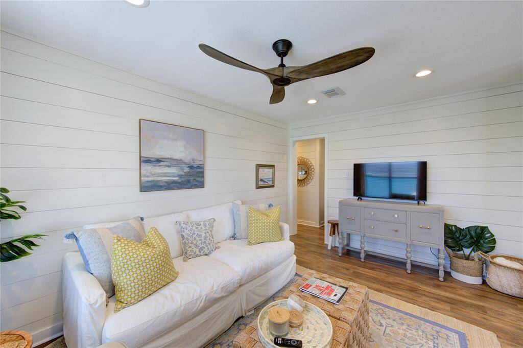 Shiplap walls throughout!