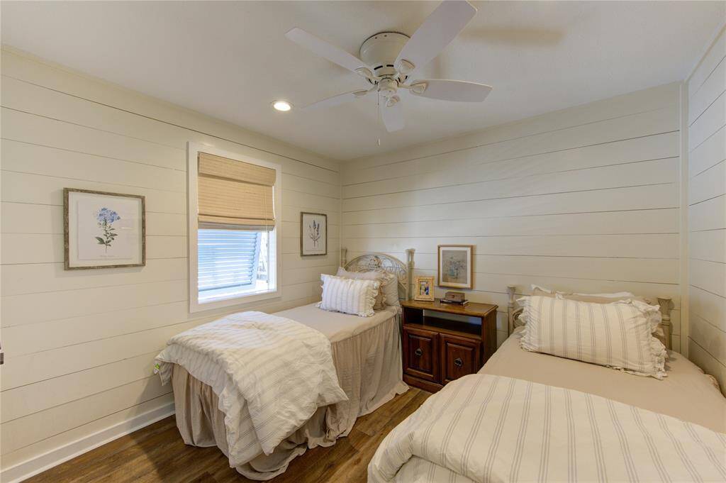Bedroom #3 with washer/dryer in closet.