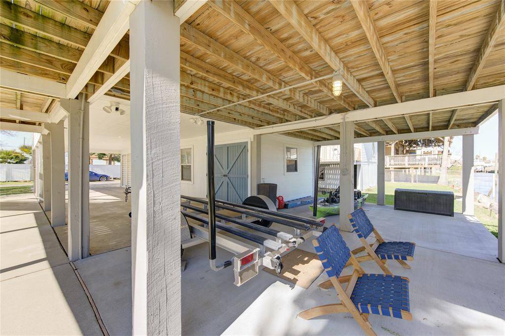 Plenty of storage space under the home!