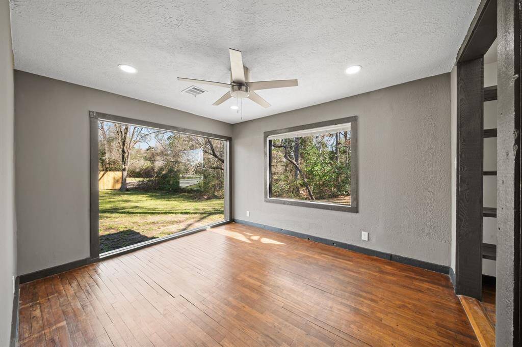 Master Bedroom with large picture window