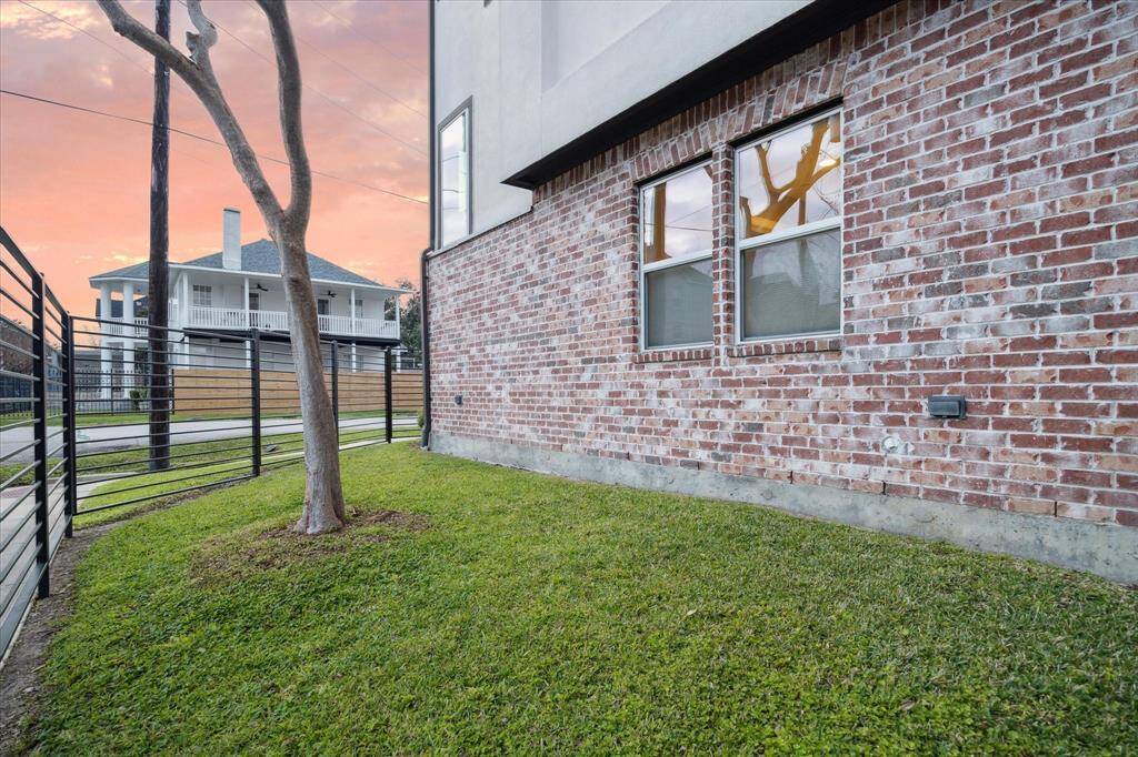 Secure and serene gated side-yard!