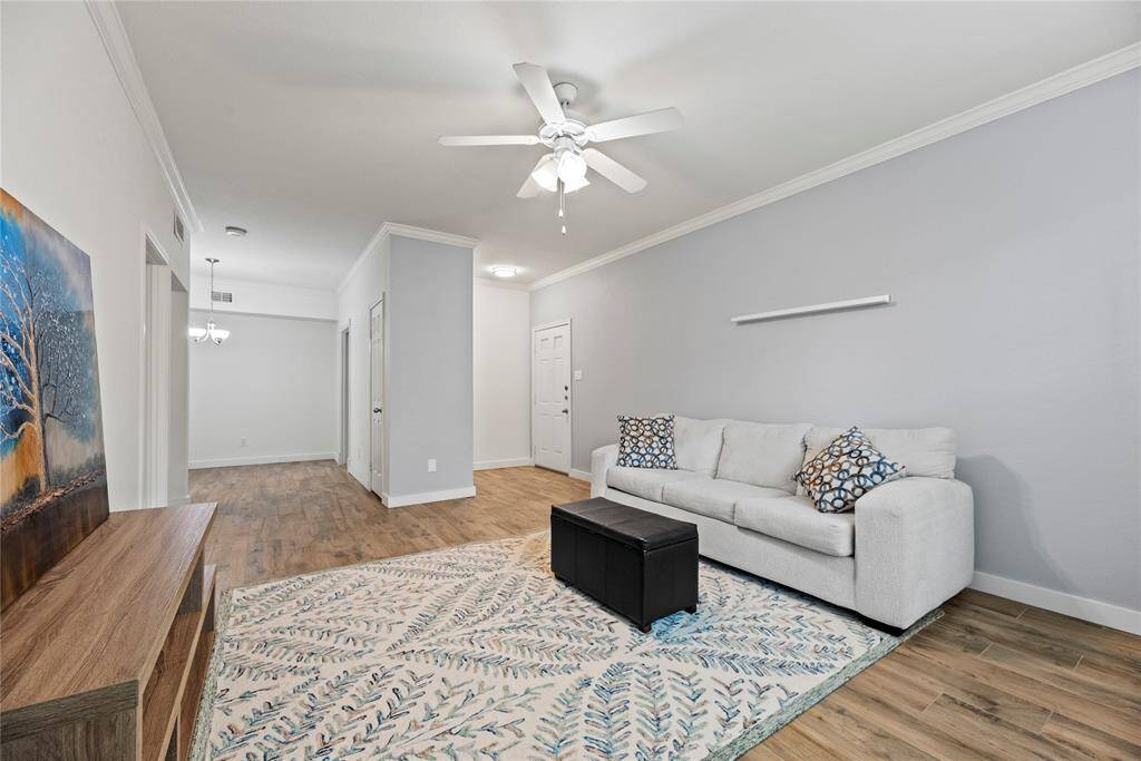 Living Room w Oversized Window for natural lighting **2255 Braeswood Park Unit 240, Houston, TX 77030**