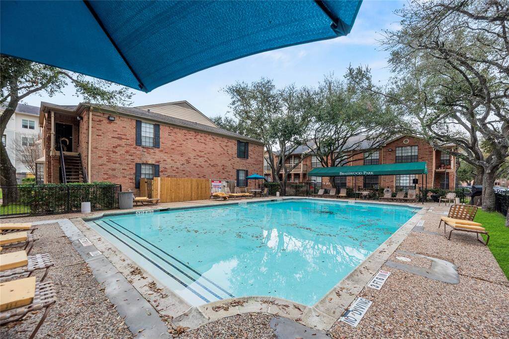 Steps away from the community pool, great for cooling off this summer! **2255 Braeswood Park Unit 240, Houston, TX 77030**