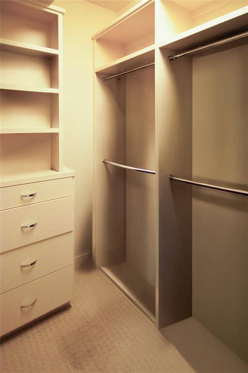 large closet in primary   bathroom
