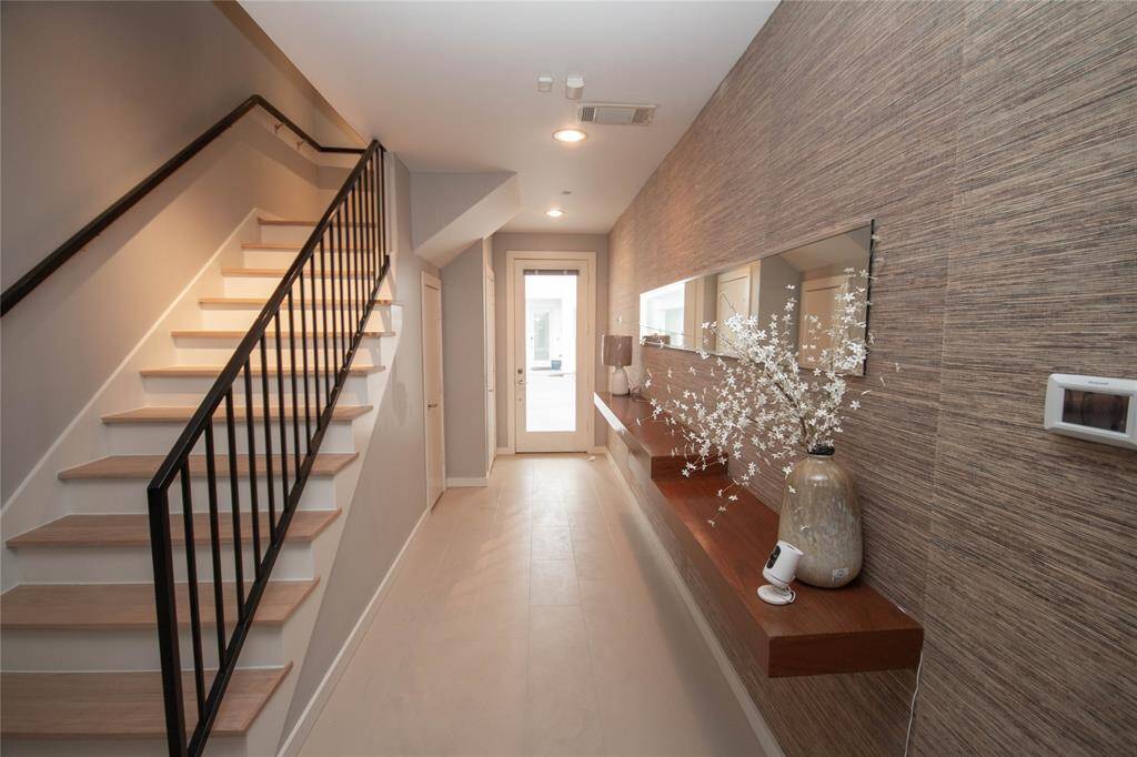 Another view of the foyer from front door.
