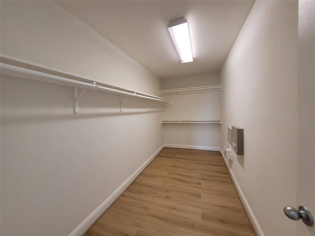 Primary closet