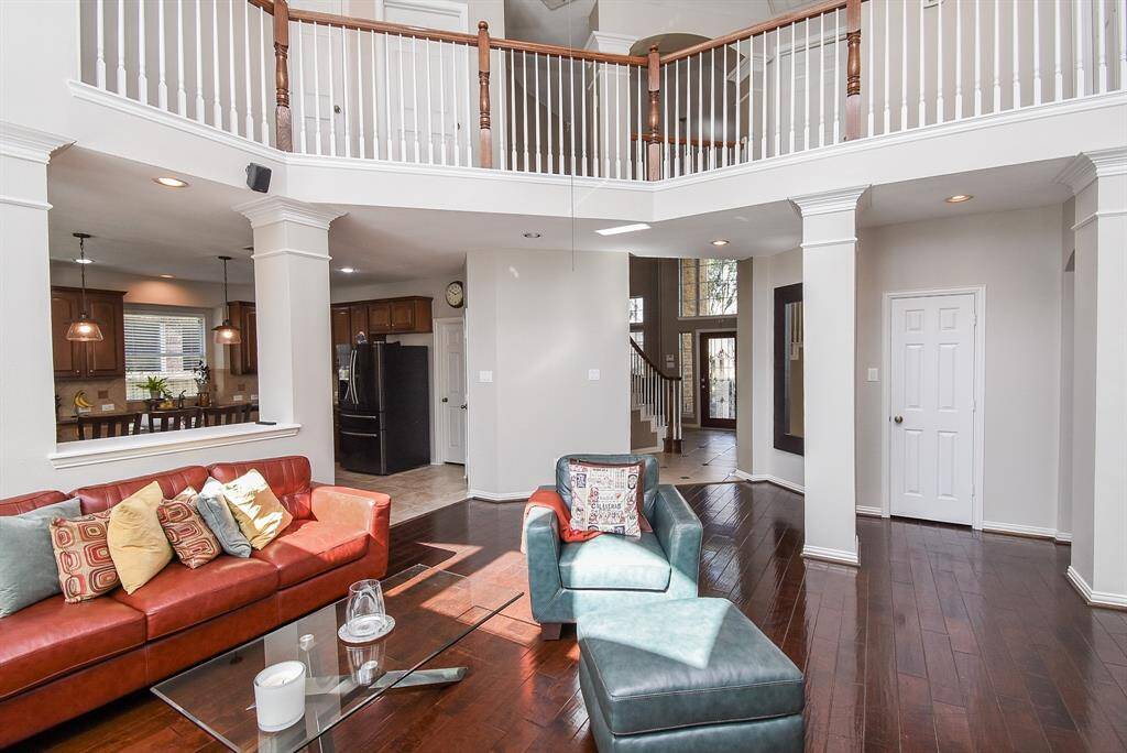 High ceilings in the main living area