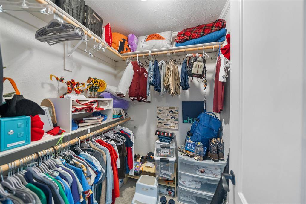 Large Closets and Overall Great Storage Options.