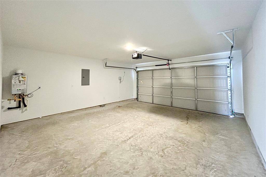Remote garage door opener installed