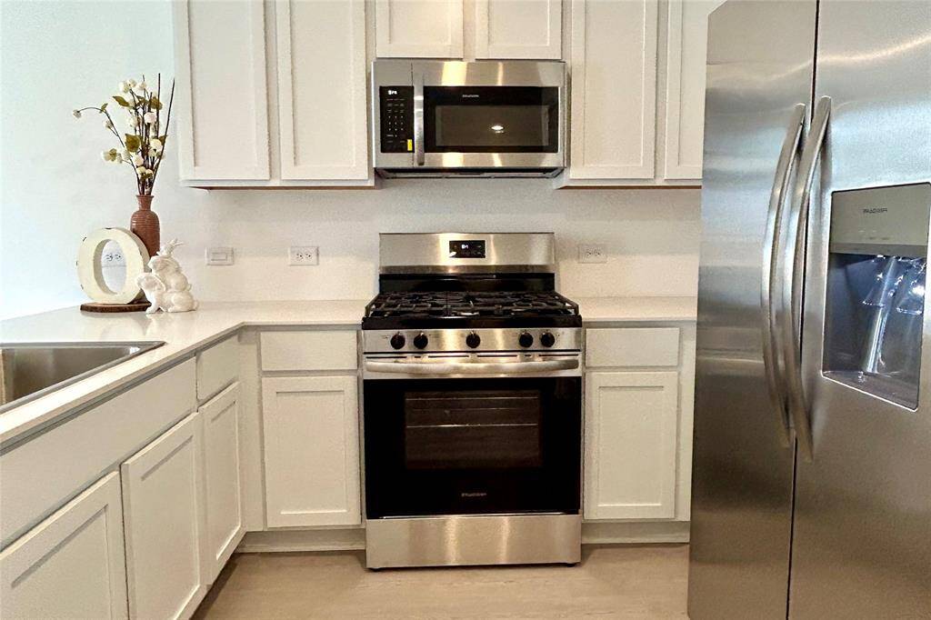 Brand new refrigerator, kitchen appliance