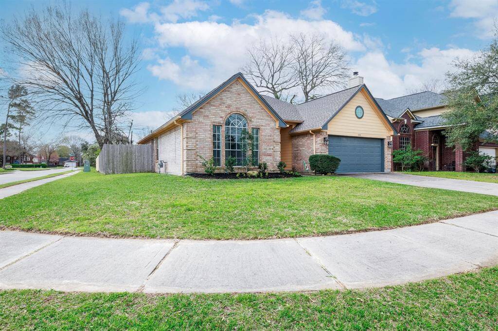 Charming single-story brick home on a spacious corner lot!