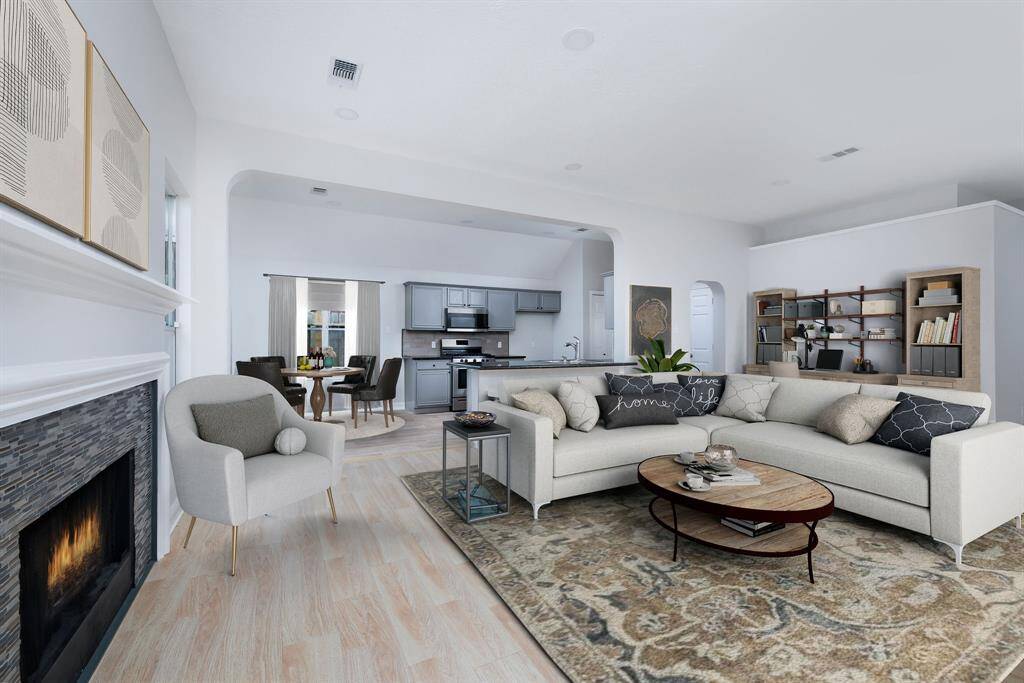 This virtual staging helps you envision this spaces potential!