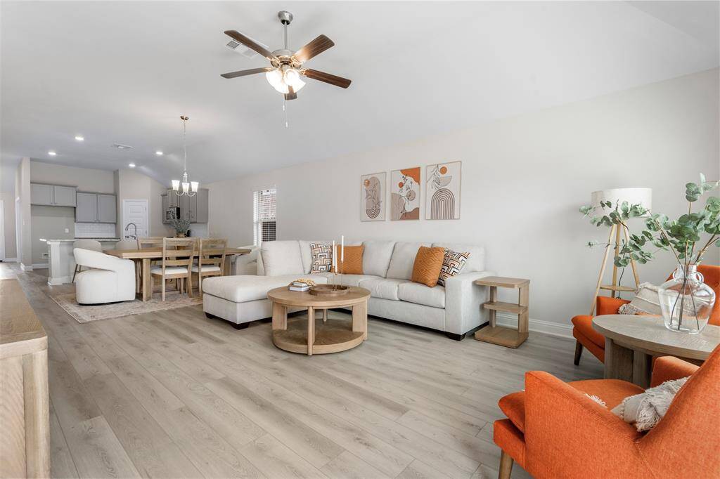 This open floor plan is perfect for entertaining