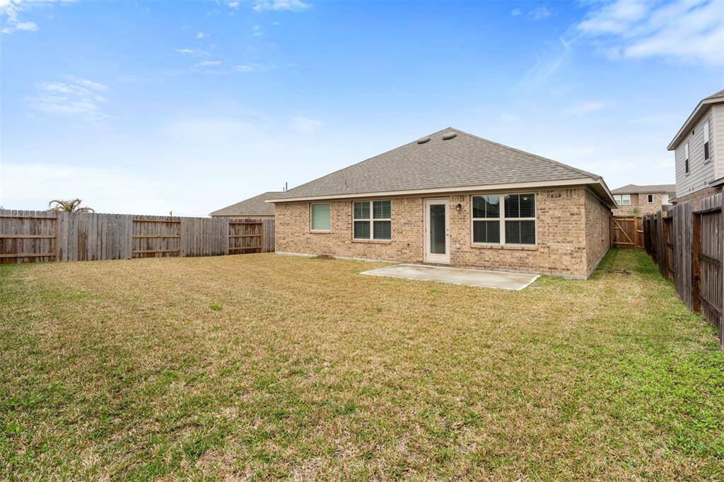 Plenty of space in the backyard