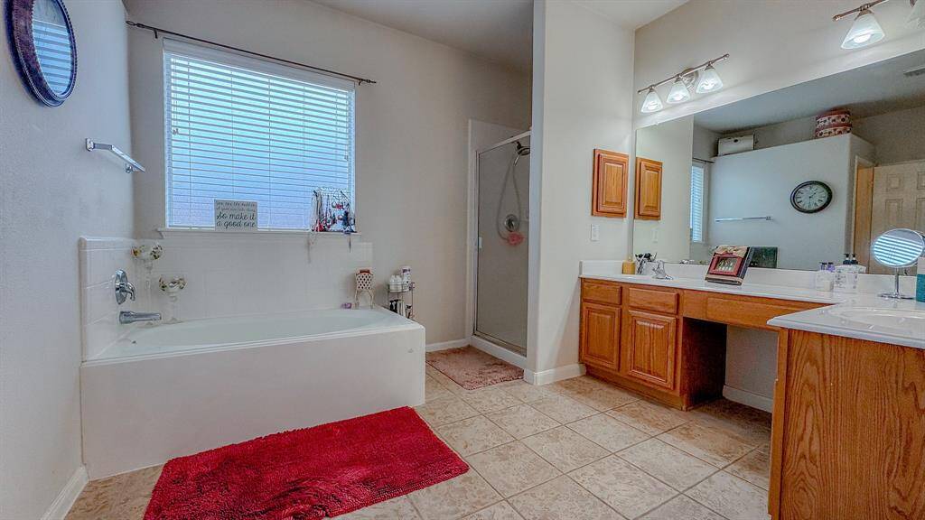 Master bathroom.