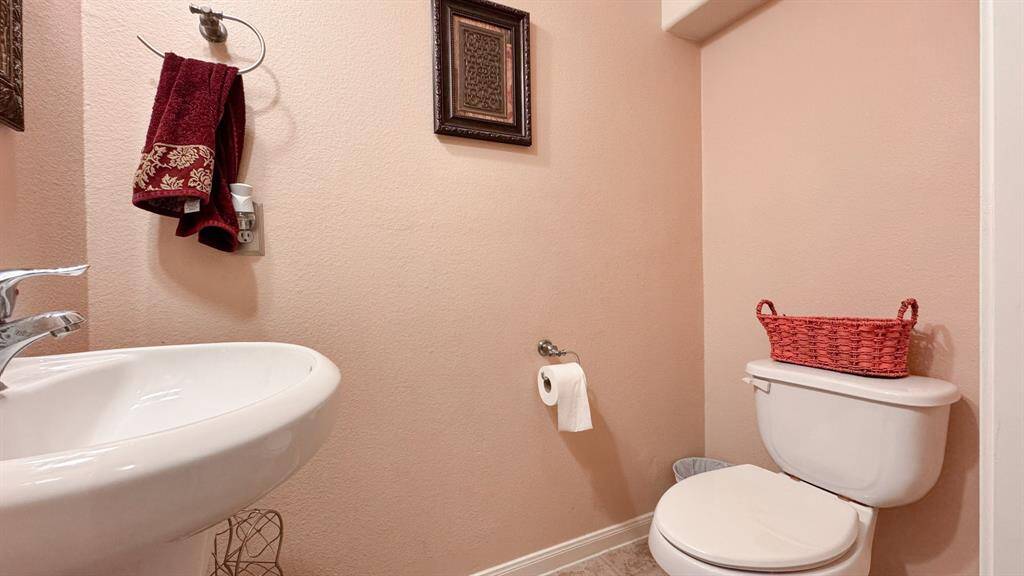 Guest half bath.
