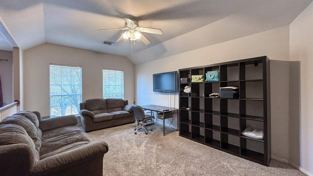 Game room area upstairs.