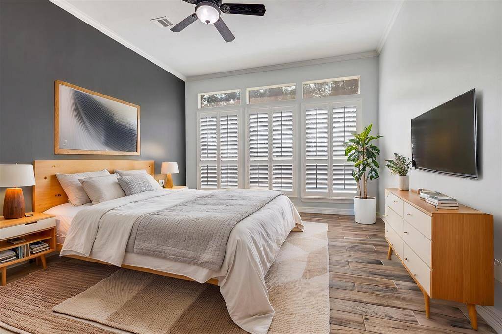 Virtually Staged Primary Bedroom
