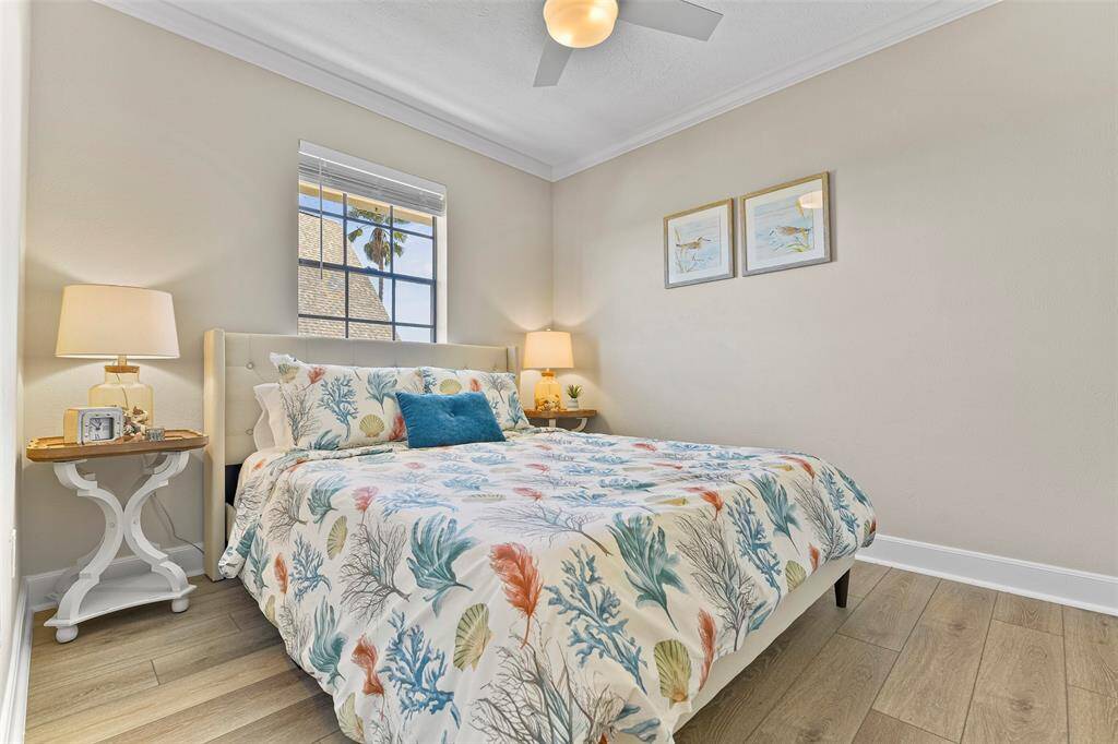 The 2nd guest bedroom is located on the south side of the home.