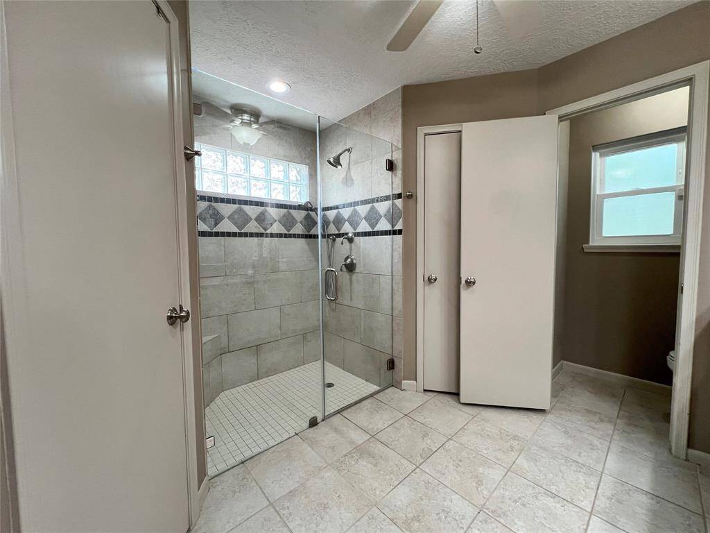Large walk-in shower