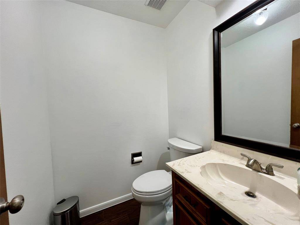 1/2 bath down
