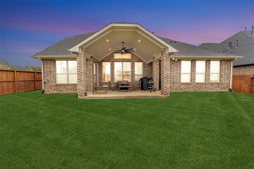 Rear twilight elevation