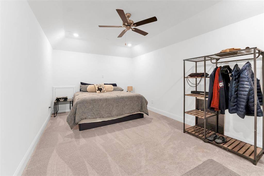 Media room, presently being used as a 6th bedroom