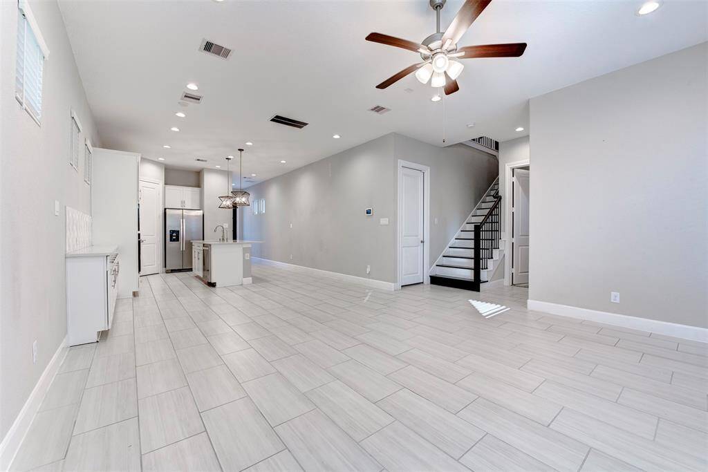 Living Area off Kitchen - Open Concept