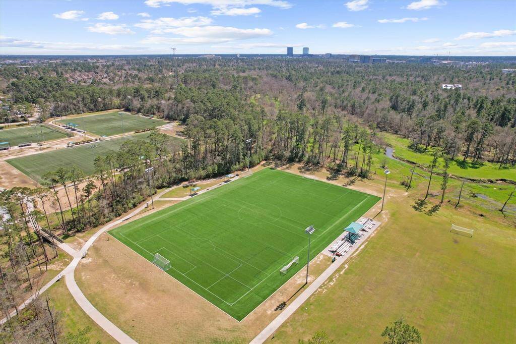 Nearby Gosling Sports Fields, close access to The Woodlands