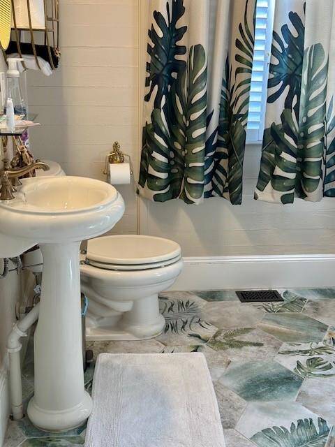 downstairs bath nonprimary