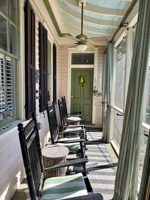 screened in back porch