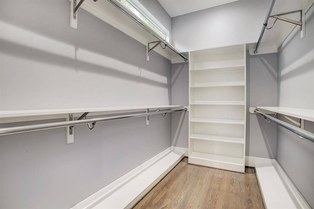 Large primary closet