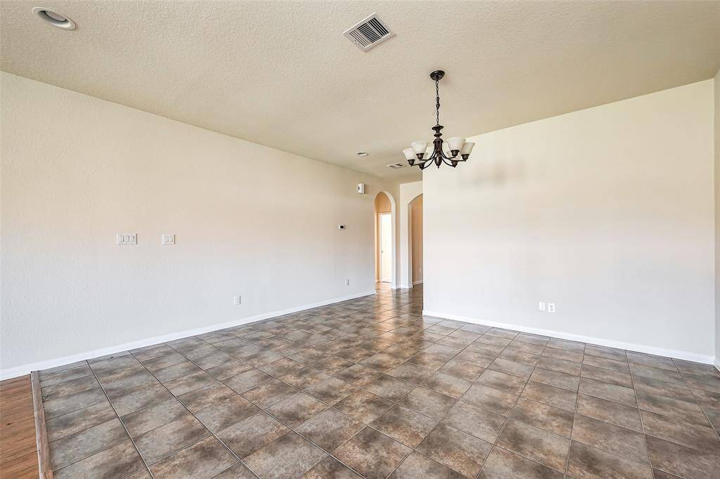 Living, family and kitchen is open to all.