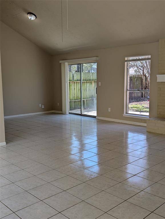 On your left is the entrance to the kitchen, so this space would be used as your dining/eating area.